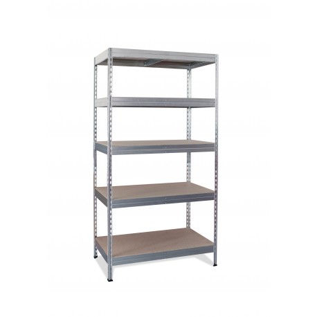 ETAGERE GALVA + 5 TABLETTES BOIS (192X100X50 CM) ETAGERE GALVA + 5 TABLETTES BOIS (192X100X50 CM)